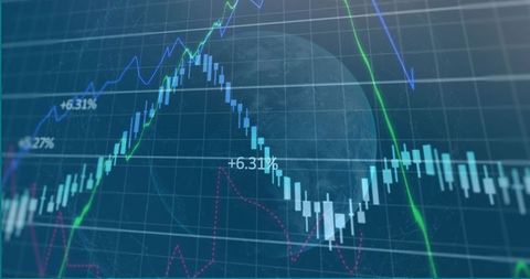 Financial market graphs with earth projection and network layer