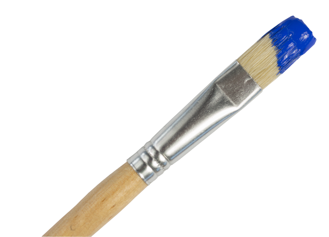 Isolated Paintbrush with Blue Paint Transparent Background for Art Projects - Download Free Stock Videos Pikwizard.com