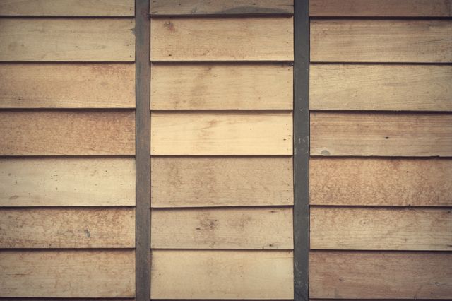 Close-Up of Rustic Wooden Wall with Horizontal Planks - Download Free Stock Photos Pikwizard.com