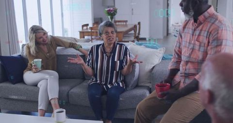 Seniors Engaging in Animated Conversation Analyzing Technology