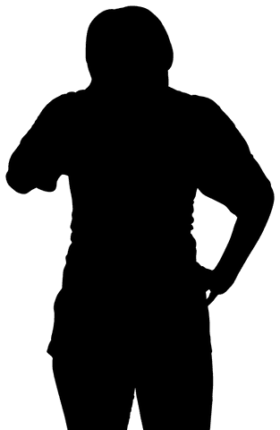 silhouette of woman engaged in sport activity on transparent background - Download Free Stock Videos Pikwizard.com