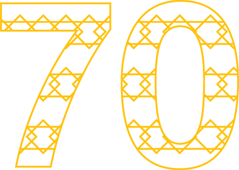 Transparent 70 with Star Cutout Pattern Illustration - Download Free Stock Videos Pikwizard.com