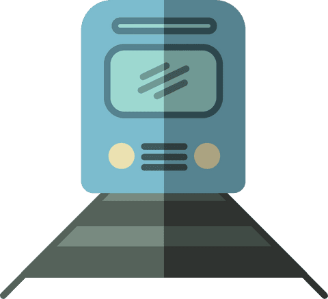 blue train icon on transparent background for travel design - Download Free Stock Videos Pikwizard.com