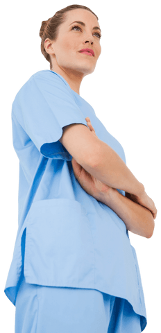 confident female surgeon wearing scrubs transparent background - Download Free Stock Videos Pikwizard.com