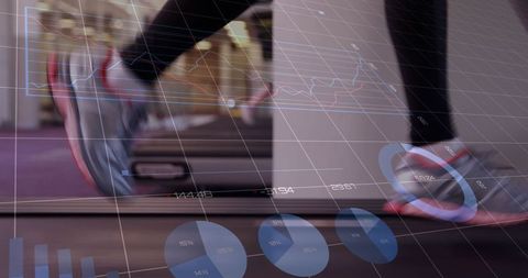 Innovative Fitness Insights with Data Analytics Overlay - Download Free Stock Images Pikwizard.com