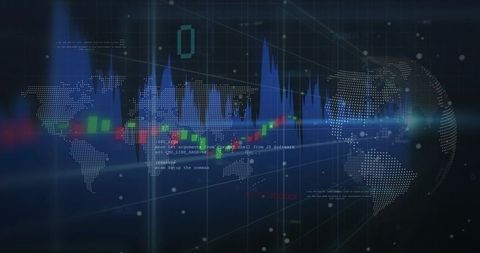 Visualizing Global Financial Data with Holographic Candlestick Charts and 3D Analytics