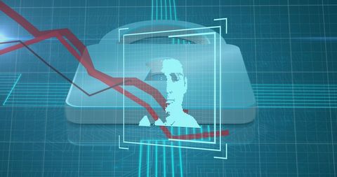 cybersecurity concept with biometrics and data processing visuals - Download Free Stock Images Pikwizard.com