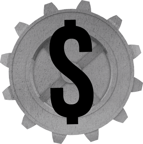 transparent cogwheel design with dollar symbol for financial concepts - Download Free Stock Videos Pikwizard.com
