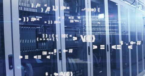 Data processing with modern server technology
