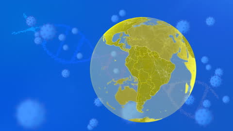 Global Pandemic Impact with Interactive COVID and DNA Graphics