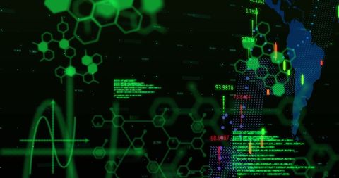 Global Data Processing Medical Interface Digital Display - Download Free Stock Images Pikwizard.com