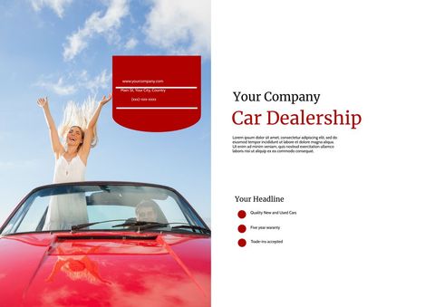 joyful woman celebrating freedom in red convertible car - Download Free Stock Templates Pikwizard.com