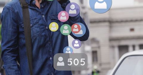 Connecting on Social Media During Pandemic Using Mobile Technology - Download Free Stock Images Pikwizard.com