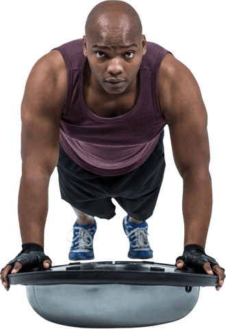 fit man exercising in studio on transparent background - Download Free Stock Videos Pikwizard.com