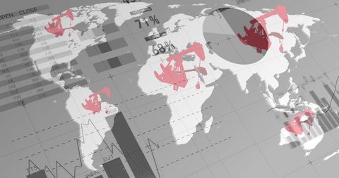 Global Oil Market Trends Visualized with Pump Jacks and Graphs - Download Free Stock Images Pikwizard.com