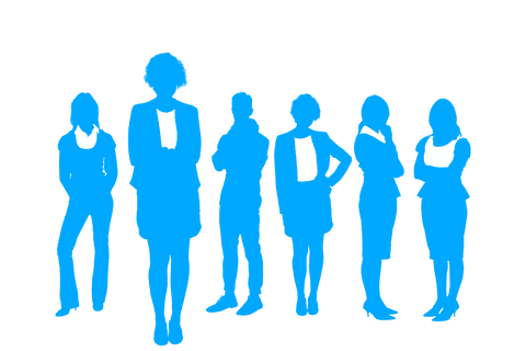 Transparent Blue Group Silhouettes Business Teamwork - Download Free Stock Videos Pikwizard.com
