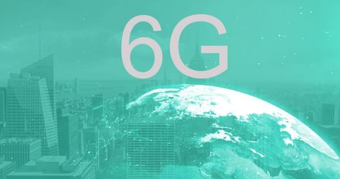 6G Technology Connecting Digital World with Urban Landscape Background - Download Free Stock Images Pikwizard.com