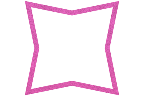 Transparent Pink Glitter Star-Shaped Frame Design - Download Free Stock Videos Pikwizard.com