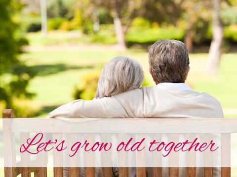 elderly couple bonding on bench with companionable love - Download Free Stock Templates Pikwizard.com