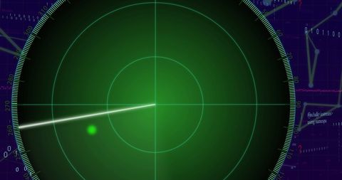 Digital Interface with Animated Radar Overlay - Download Free Stock Images Pikwizard.com