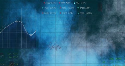 Futuristic Digital Dashboard in Tech Control Room