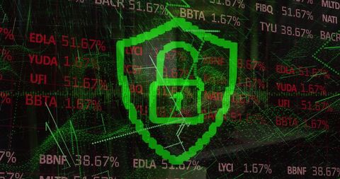 Cybersecurity Blockchain Technology Conceptual Digital Overlay - Download Free Stock Images Pikwizard.com