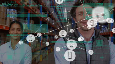 Diverse Warehouse Workers in Networked Digital Interface