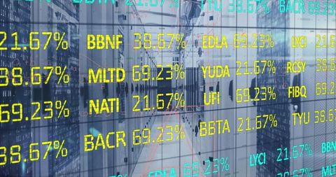 Data-Driven Modern Server Room with Futuristic Overlays