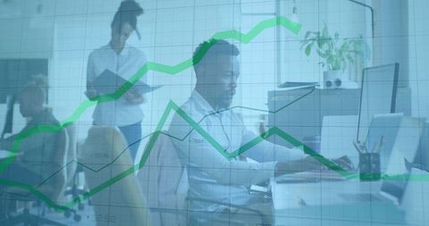 Business Solutions with Market Analysis in Contemporary Office