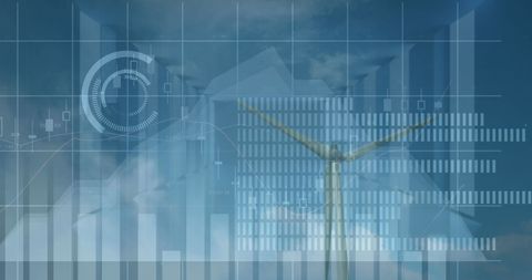 Renewable Energy and Data Analysis with Wind Turbines - Download Free Stock Images Pikwizard.com