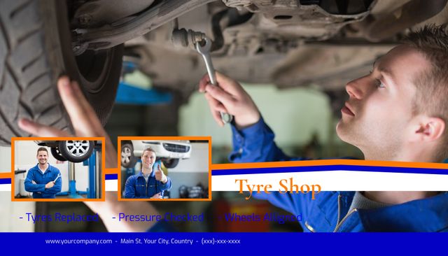 Professional Mechanic Providing Automotive Services in Garage Workshop - Download Free Stock Templates Pikwizard.com