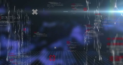 Futuristic Digital Data Processing with Abstract Shapes - Download Free Stock Images Pikwizard.com
