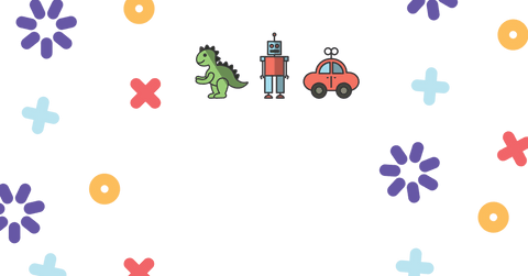 Colorful Toy and Flower Design on Transparent Backdrop - Download Free Stock Videos Pikwizard.com