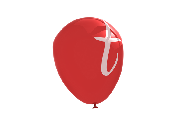 Red Birthday Balloon Transparent Background Isolated Vector Icon - Download Free Stock Videos Pikwizard.com