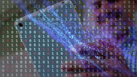 Businessman Interacting with Digital Data on Tablet