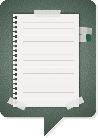speech bubble with notes on transparent background - Download Free Stock Videos Pikwizard.com