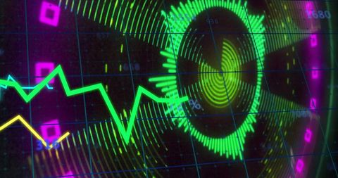 Colorful Financial Chart Representing Stock Market Trends - Download Free Stock Images Pikwizard.com