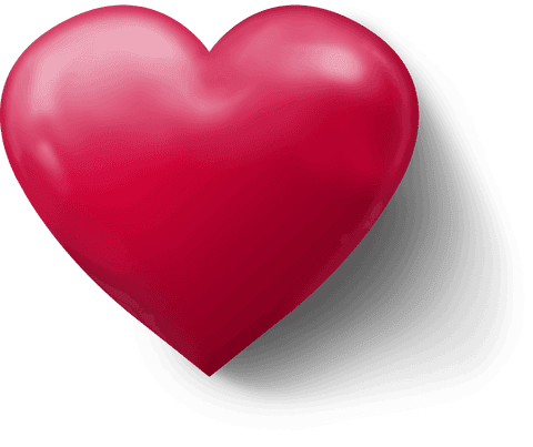 Red Heart on Transparent Background Vector Illustration Design - Download Free Stock Videos Pikwizard.com
