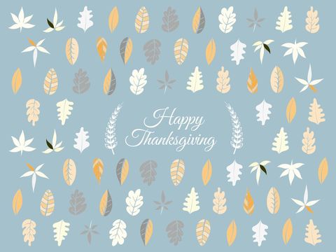 colorful autumn leaves and thanksgiving greeting template - Download Free Stock Templates Pikwizard.com