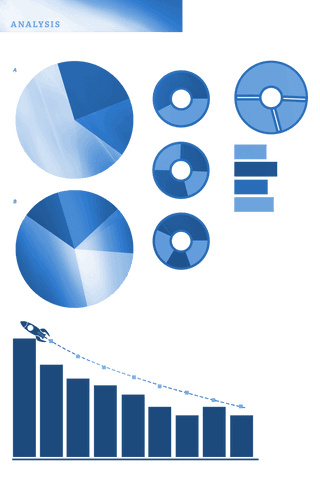 digital blue charts on transparent background for business analysis - Download Free Stock Videos Pikwizard.com