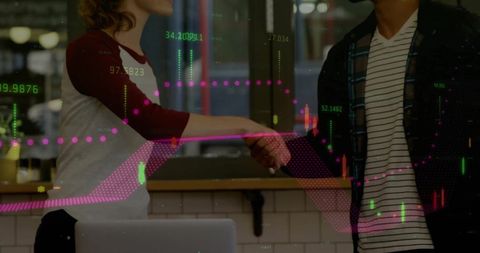 Diverse Business Collaboration with Financial Data Overlay