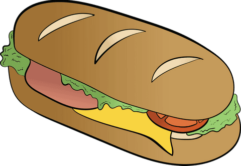 vector hot dog on transparent background, fast food illustration - Download Free Stock Videos Pikwizard.com