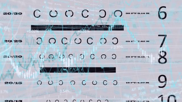 Animation depicts various data points and financial graphs, highlighting trends in digital market analysis and statistics visualization. Useful for presentations about economic forecasts, financial planning, and investment strategies. Can be utilized to raise awareness during Autism Awareness Month by incorporating elements of data interpretation.