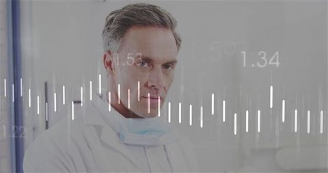 Doctor Analyzing Medical Data with Advanced Technology in Clinic