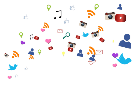 Colorful Social Media Icons on Transparent Background Illustration - Download Free Stock Videos Pikwizard.com