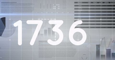 Dynamic Data Visualizations with Changing Statistics - Download Free Stock Images Pikwizard.com