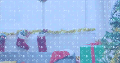 Digital Security Concepts in Christmas Setting