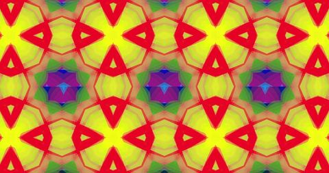 Vibrant Kaleidoscope Patterns on Gradient Background - Download Free Stock Images Pikwizard.com