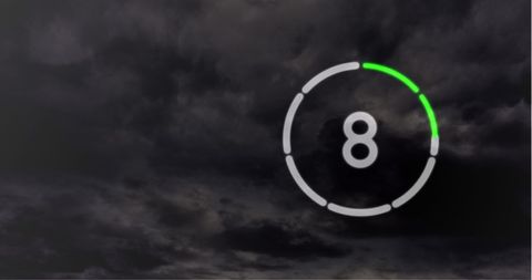 Dramatic Countdown with Moving Clouds Background - Download Free Stock Images Pikwizard.com