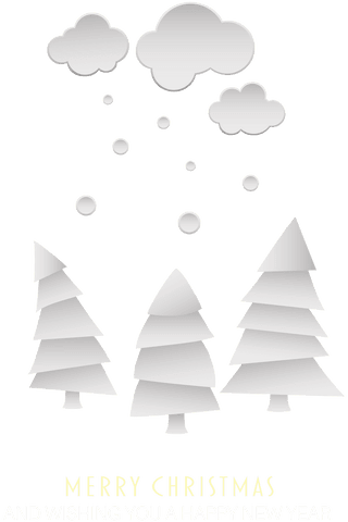 transparent merry christmas and happy new year text with trees - Download Free Stock Videos Pikwizard.com